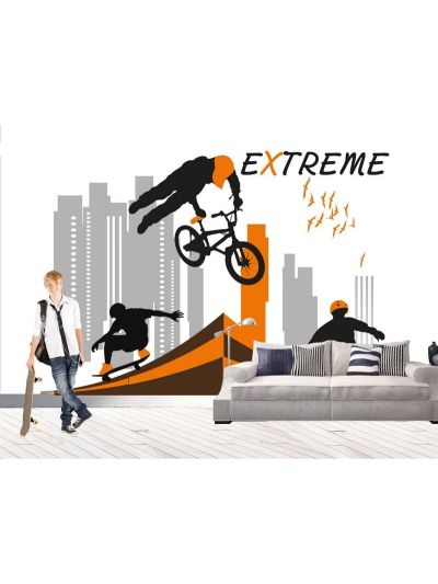 Vinilo decorativo Deportes Extremos, skate, patinaje y BMX Estilo Urbano