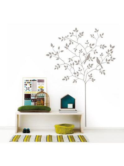 	Vinilo decorativo árbol con pájaros