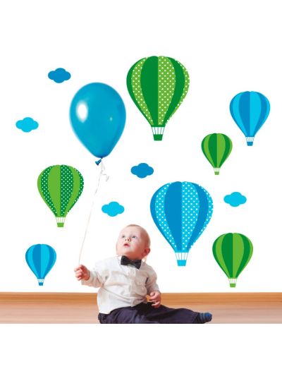 Vinilo decorativo infantil de globos de aire