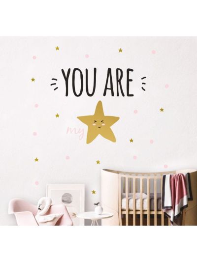 Vinilo Decorativo Infantil Tu Eres Mi estrella