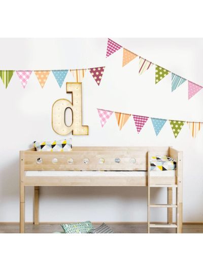 Vinilo Decorativo Infantil Banderines