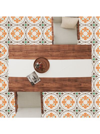 Vinilo decorativo de baldosas para paredes y pisos tipo mosaico (Set x 24 unidades).