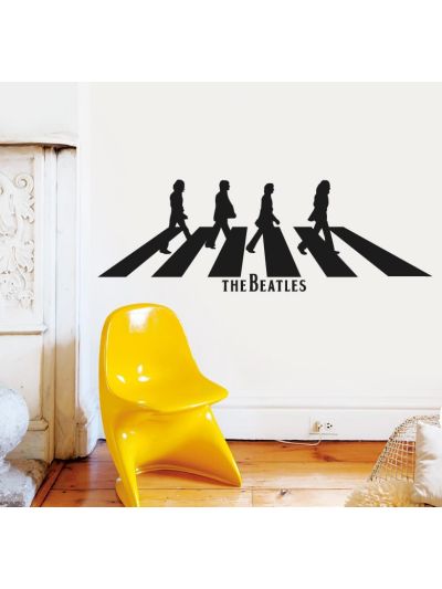 Vinilo decorativo Beatles en Abbey Road