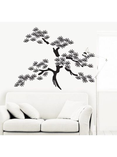 Vinilo decorativo de árbol japonés