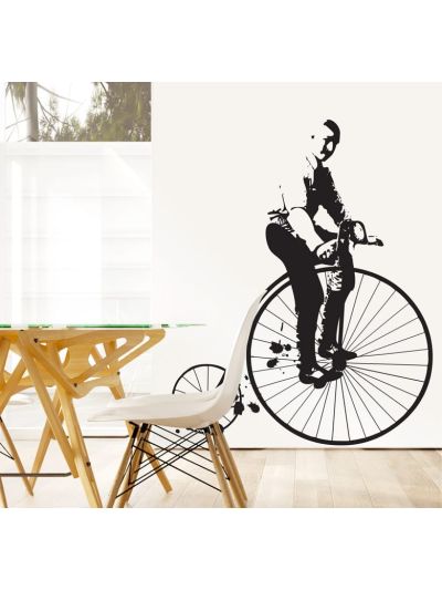 Vinilo decorativo de época
Bicicleta retro