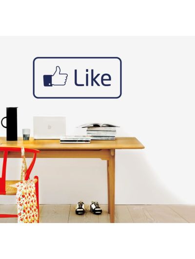 Vinilo Decorativo de Like Facebook 