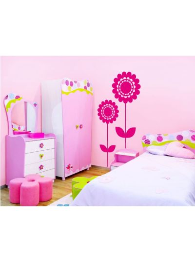 Vinilo decorativo infantil Mis flores