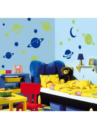 Vinilo decorativo infantil de planetas