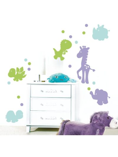 Vinilo Decorativo Infantil Animalitos mágicos