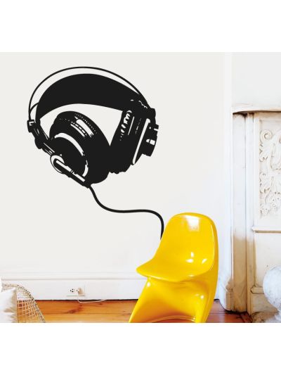 Vinilo decorativo auriculares