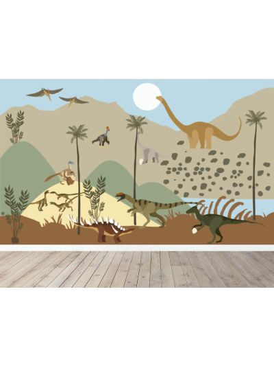 Papel de colgadura para niños de dinosaurios