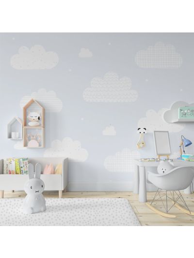 Papel de colgadura infantil de Nubes