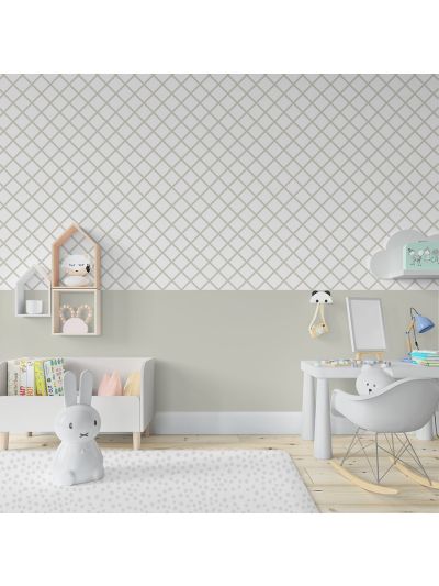 Papel de Colgadura para niños.
Bloque de cuadricula y color  gris claro